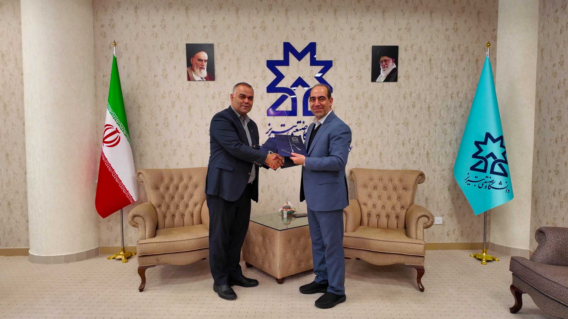 قرارداد همکاری شرکت سولار پمپ تبریز با دانشگاه صنعتی تبریز